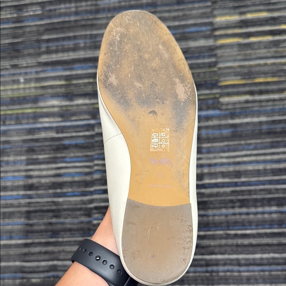 Coach Sienna Slide Loafers - chalk size 5 - Picture 9 of 10